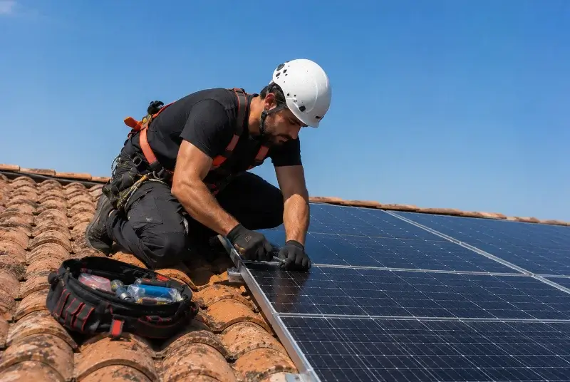 Maintenance et monitoring de panneaux solaires à Saint-Yzan-de-Soudiac